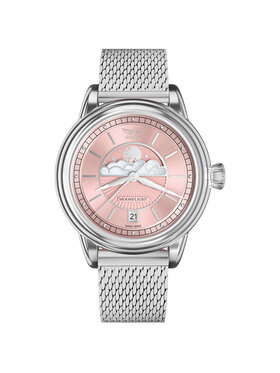 Aviator Aviator Zegarek V.1.33.0.257.5 Srebrny