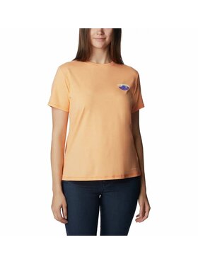 Columbia Columbia T-Shirt 199813 Pomarańczowy Regular Fit