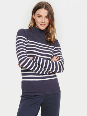 Saint Tropez Saint Tropez Džemper 30512572 Plava Classic Fit