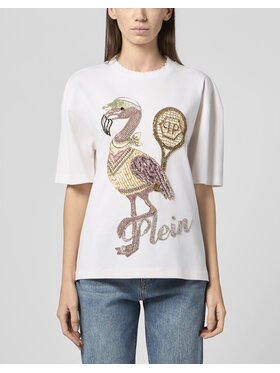 PHILIPP PLEIN PHILIPP PLEIN T-Shirt 30522 Bílá Regular Fit