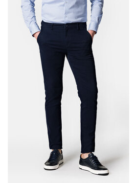 Lancerto Lancerto Chinosy Gareth SP082222000001 Granatowy Slim Fit