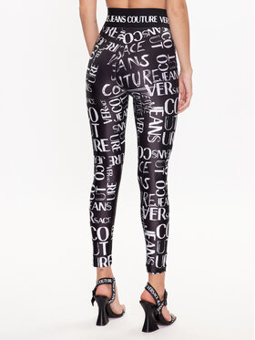 Versace Jeans Couture Leggings 74HAC113 Crna Regular Fit