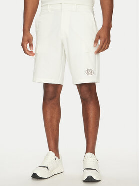 EA7 Emporio Armani EA7 Emporio Armani Sportovní kraťasy 7M000196 AF13554 U0005 Bílá Regular Fit