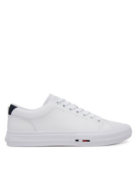 Tommy Hilfiger Tommy Hilfiger Sneakers Th Hi Vulc Street Lth Patch FM0FM05312 Weiß