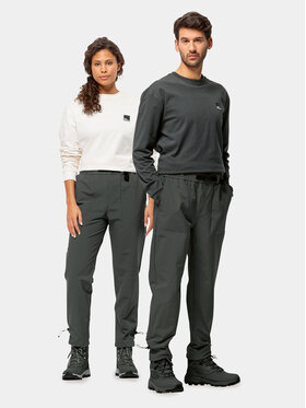Jack Wolfskin Jack Wolfskin Spodnie outdoor Kiebitzweg Pants 1508471 Czarny Regular Fit