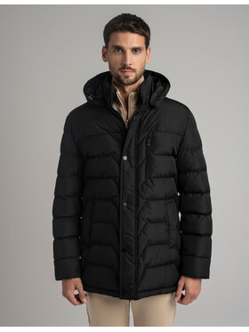 Borgio Borgio Kurtka zimowa recale_c Czarny Slim Fit