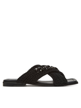 Inuikii Inuikii Παντόφλες Woven Crossed Stones 70104-369 Μαύρο