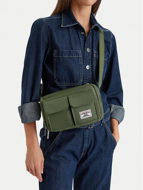 Guess Jeans Guess Jeans Дамска чанта CWBEO-GUESS-B-005-10 Зелен