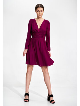 FIGL FIGL Sukienka M861 Różowy Regular Fit