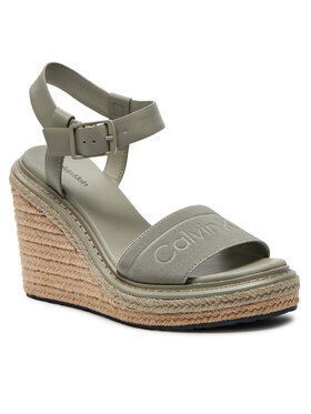 Calvin Klein Espadrile Wedge Sandal 70 He HW0HW02050 Siva