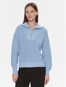 Tommy Hilfiger Tommy Hilfiger Sweater WW0WW42420 Kék Regular Fit