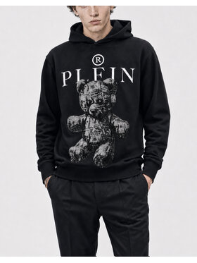 PHILIPP PLEIN PHILIPP PLEIN Mikina 31602 Čierna Regular Fit