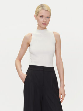 HUGO HUGO Блузка Sarepilk 50542597 Écru Slim Fit