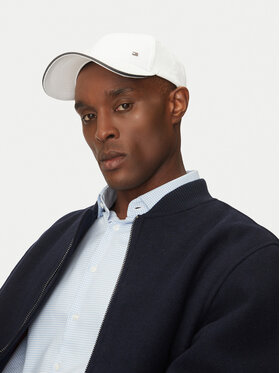 Tommy Hilfiger Tommy Hilfiger Cap Corp Flannel AM0AM13164 Weiß