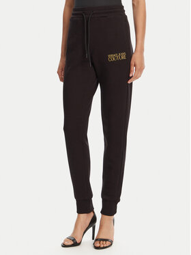 Versace Jeans Couture Versace Jeans Couture Pantaloni trening 78HAAT06 Negru Regular Fit
