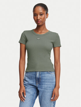HUGO HUGO T-Shirt Easy 50523924 Zielony Slim Fit