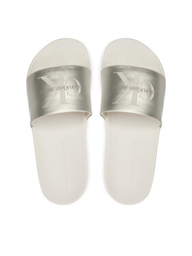 Calvin Klein Jeans Natikače Slide Ny Pearl YW0YW01243 Plava