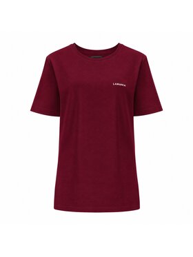 La Mania La Mania T-Shirt BONI 3 Bordowy Basic Fit