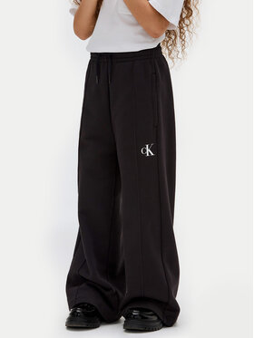 Calvin Klein Jeans Calvin Klein Jeans Παντελόνι φόρμας IG0IG02875 M Μαύρο Wide Leg