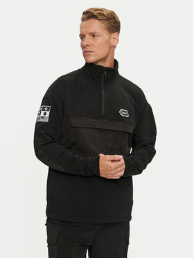 Colourwear Colourwear Sweatshirt Bloc Half Zip 7010253 Schwarz Regular Fit