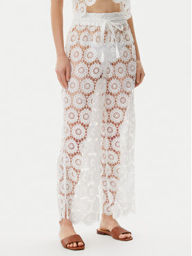 Seafolly Seafolly Stoffhose Secret Garden 55418-PA Weiß Regular Fit