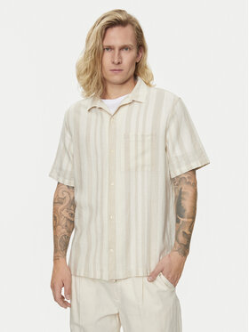 Gap Gap Koszula 855348 Beżowy Regular Fit