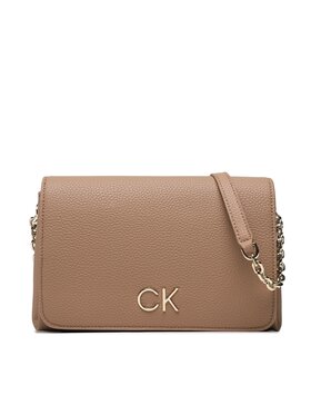 Calvin Klein Calvin Klein Geantă Re-Lock Shoulder Bag W/Flap K60K610455 Maro