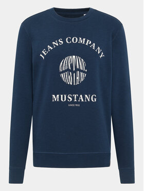 Mustang Mustang Felpa Clio 1014785 Blu scuro Regular Fit