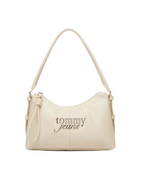 Tommy Jeans Tommy Jeans Ročna torba Metal Logo Shoulder Bag AW0AW18468 Bela