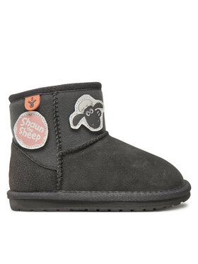 EMU Australia EMU Australia Čizme za snijeg Shaun The Sheep Play K13152 Siva