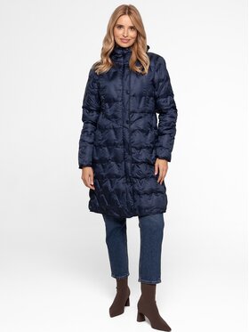 Perso Perso Dámska bunda BLH252020F Tmavomodrá Regular Fit