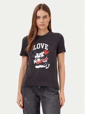 ONLY ONLY Тишърт Mickey 15317991 Черен Regular Fit