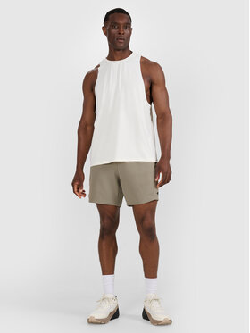 4F 4F Szorty sportowe TRAINING Khaki Regular Fit
