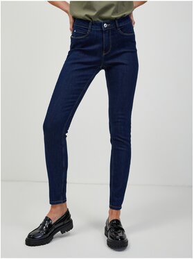Orsay Orsay Jeansy 359220-550000__34 Granatowy Skinny Fit