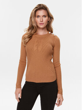 Liu Jo Liu Jo Sweater MF3222 MA95M Bézs Regular Fit