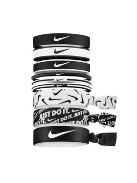 Nike Nike Zestaw opaska i gumka do włosów 44067 Czarny