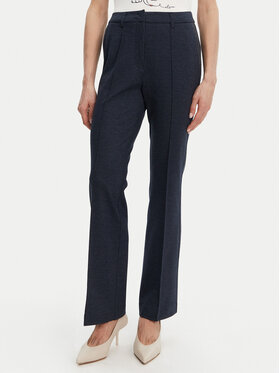 Olsen Olsen Kalhoty z materiálu 14002253 Tmavomodrá Bootcut Fit