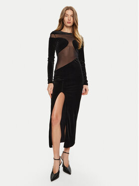 Undress Code Undress Code Koktel haljina Velvet Sky 732 Crna Slim Fit