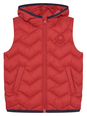 United Colors Of Benetton United Colors Of Benetton Mellény 2TWDGJ00G Piros Regular Fit