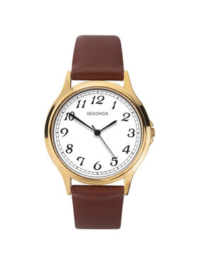 Sekonda Sekonda Zegarek 1684 Brązowy