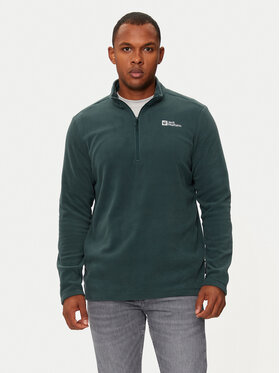 Jack Wolfskin Jack Wolfskin Fliso džemperis Taunus 1709522 Žalia Regular Fit