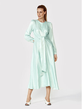 Simple Simple Každodenné šaty SUD071 Zelená Regular Fit
