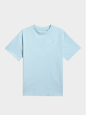 4F 4F T-Shirt SUMMER SPLASH Niebieski Loose Fit