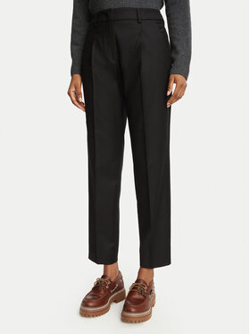 Weekend Max Mara Weekend Max Mara Текстилни панталони Caldaia 2625136112 Черен Regular Fit