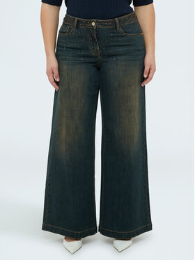 Fiorella Rubino Fiorella Rubino Jeansy P463T505250N034 Niebieski Flared Fit