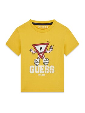 Guess Kids Guess Kids T-Shirt 183053 Žlutá Classic Fit