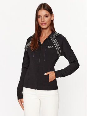 EA7 Emporio Armani EA7 Emporio Armani Суитшърт 6RTM26 TJKWZ 1200 Черен Regular Fit