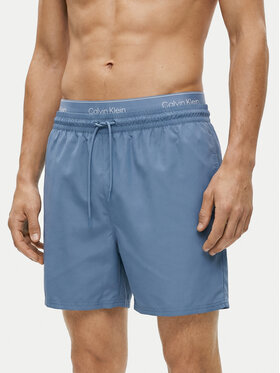 Calvin Klein Swimwear Calvin Klein Swimwear Szorty kąpielowe LV00N61023 Niebieski Regular Fit