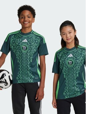 adidas adidas Koszulka techniczna Algeria 24 Away Jersey Zielony Regular Fit