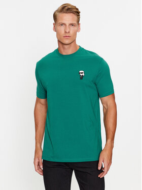 KARL LAGERFELD KARL LAGERFELD T-Shirt 755027 534221 Zielony Regular Fit
